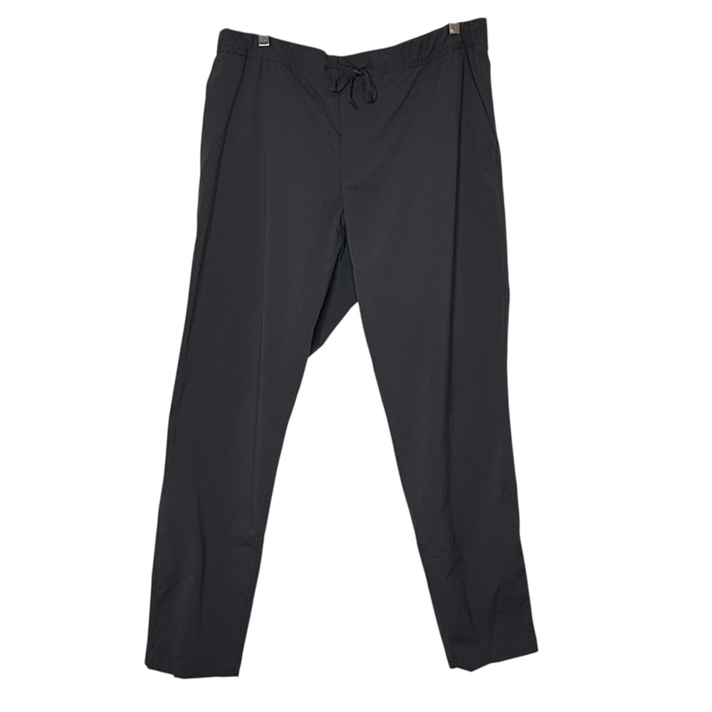 REI Co-Op Men's Beyonder Pants 38x32 Gray Drawstring Tapered Ripstop Lightweight